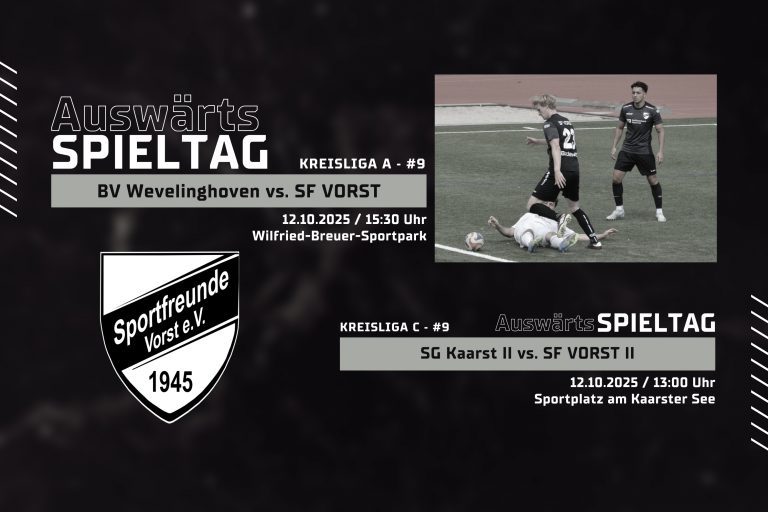 „Erste“ in Wevelinghoven – „Zwote“ mit Derby am Kaarster See