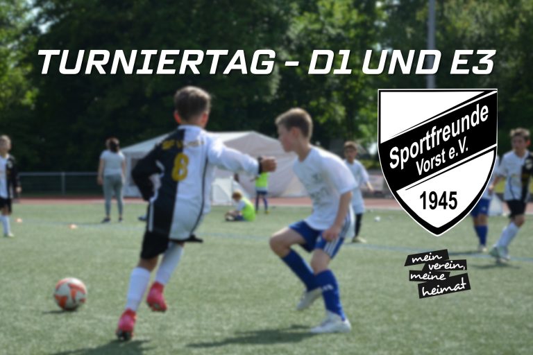Turniertag der D1 und E3 im Sportpark Vorst am Samstag (11.10.)