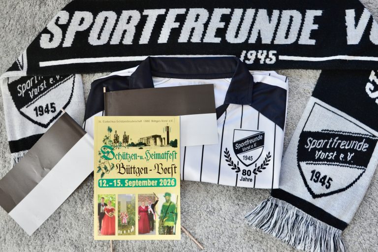 Schützenfest im Dorf – Die Sportfreunde wünschen ganz viel Spaß!