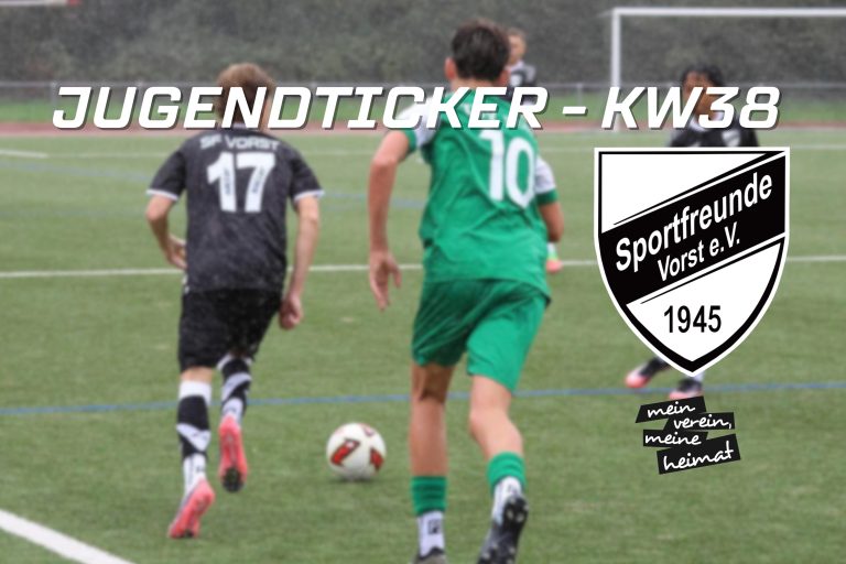 Jugendticker KW38 – B1 & D1 mit Quali-Siegen, auch C1 gewinnt