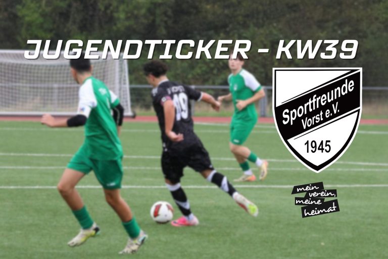 Jugendticker KW39 – C1 & D1 siegen im Kreispokal