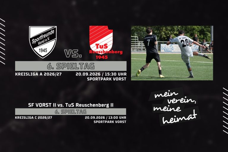 Doppelheimspieltag – „Erste“ & „Zwote“ gegen Reuschenberg I & II