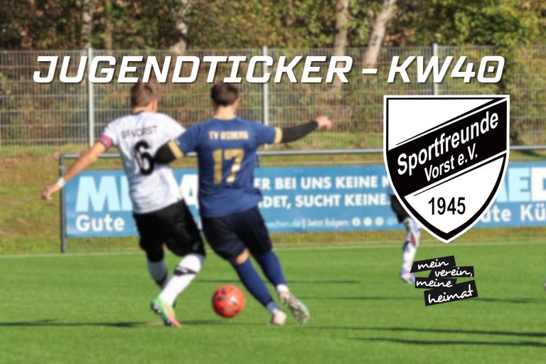 Jugendticker KW40 – C1 mit erster Landesliga-Niederlage